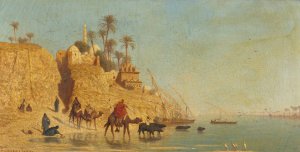 Manfalout by Charles Theodore Frere Oil Painting