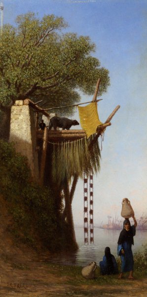 Une Sakie Haute by Charles Theodore Frere Oil Painting
