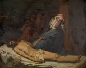 Pieta Oil painting by Charles Verlat