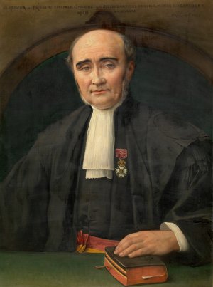 The Lawyer Theophile Smekens by Charles Verlat Oil Painting