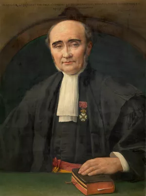 The Lawyer Theophile Smekens by Charles Verlat Oil Painting