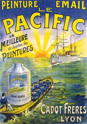 Le Pacific by Charles Verneau Oil Painting