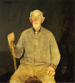 Clipper Ship Captain by Charles W. Hawthorne Oil Painting