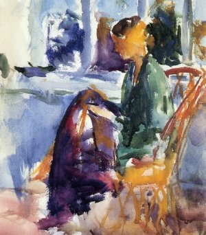Miss Wilson Seated by Charles W. Hawthorne Oil Painting