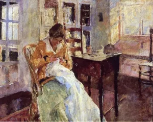 The Dress Maker by Charles W. Hawthorne Oil Painting