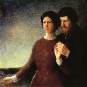 The Lovers painting by Charles W. Hawthorne