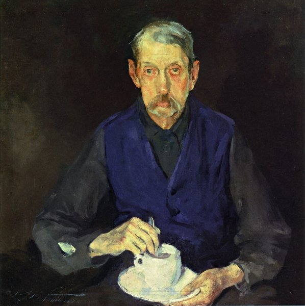 Main Product Photo of The Morning Coffee Painting by Charles W. Hawthorne
