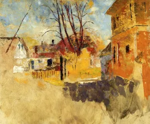 Town View, Provencetown by Charles W. Hawthorne - Oil Painting Reproduction