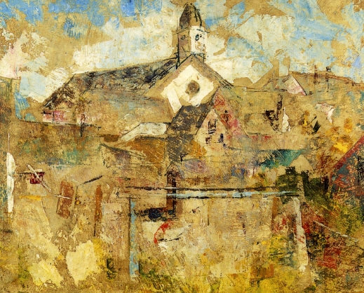Main Product Photo of White Church Painting by Charles W. Hawthorne