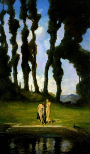 After the Bath by Charles Walter Stetson Oil Painting