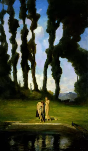 After the Bath by Charles Walter Stetson Oil Painting