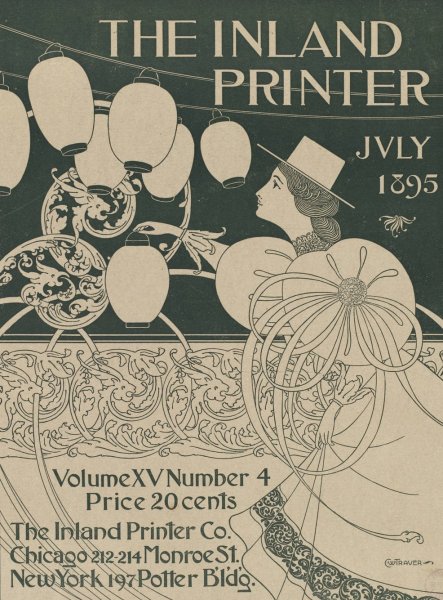 The inland printer, July 1895  by Charles Warde Traver - Hand-Painted Oil Painting Reproduction