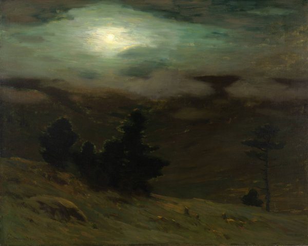 Main Product Photo of Gathering Mists  Painting by Charles Warren Eaton
