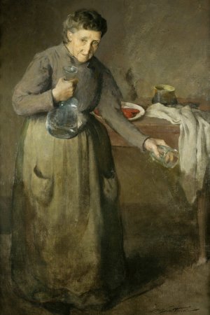 La Gigia by Charles Webster Hawthorne Oil Painting