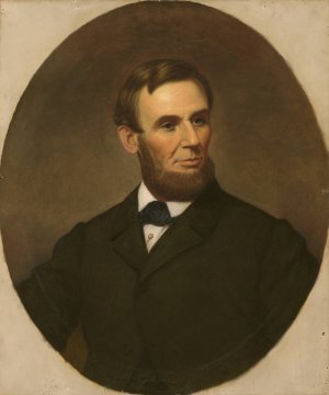 Abraham Lincoln by Charles Wesley Jarvis Oil Painting
