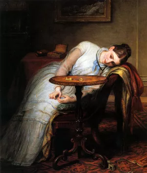 Hope Deferred, And Hopes And Fears That Kindle Hope by Charles West Cope Oil Painting
