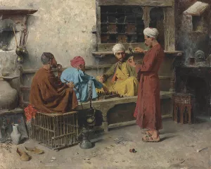 The Game by Charles Wilda Oil Painting