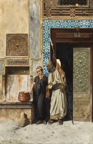 The Guard by Charles Wilda Oil Painting