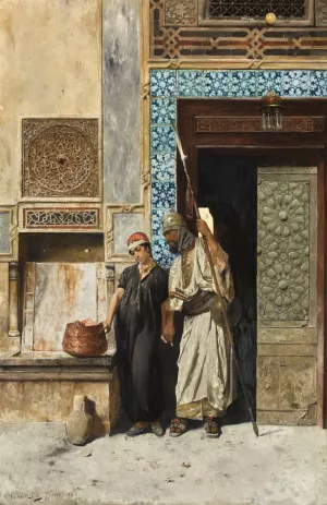 The Guard by Charles Wilda Oil Painting