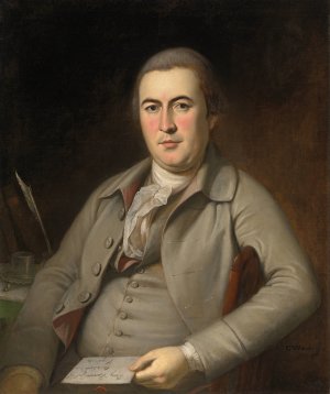 Benjamin Harrison, Sr. by Charles Willson Peale Oil Painting