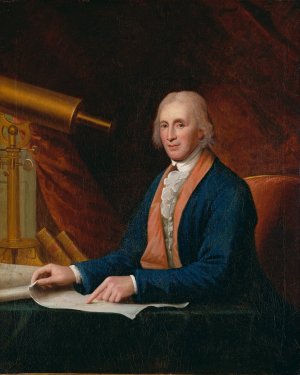 David Rittenhouse by Charles Willson Peale Oil Painting