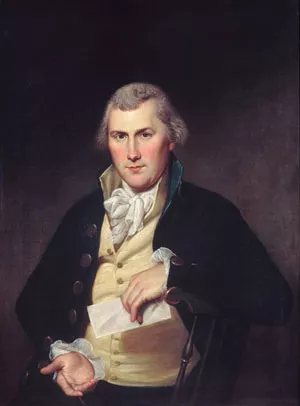 Elie Williams by Charles Willson Peale Oil Painting