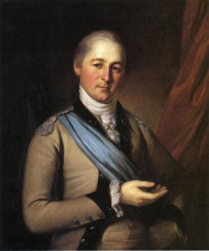 General Joseph Bloomfield by Charles Willson Peale Oil Painting