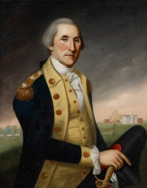 George Washington At Princeton by Charles Willson Peale Oil Painting