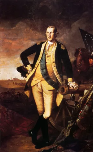 George Washington At Princeton painting by Charles Willson Peale