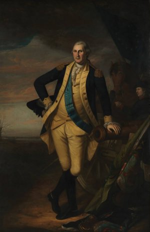 George Washington by Charles Willson Peale Oil Painting