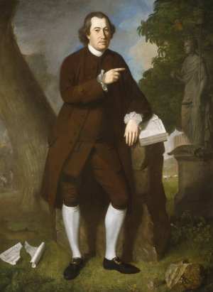 John Beale Bordley by Charles Willson Peale Oil Painting
