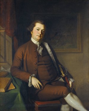 John Philip de Haas by Charles Willson Peale Oil Painting
