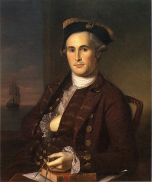 Mordecai Gist by Charles Willson Peale Oil Painting