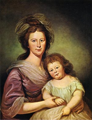 Mrs. Thomas Leiper and Her Daughter, Helen Hamilton Leiper