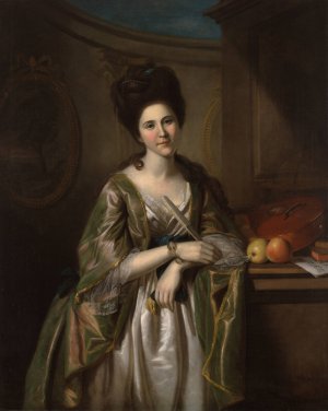 Mrs. Walter Stewart by Charles Willson Peale Oil Painting