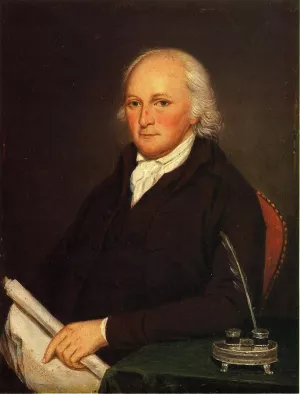Portrait of Edmund Physick by Charles Willson Peale Oil Painting