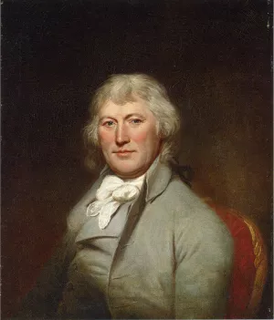 Portrait of James W. De Peyster by Charles Willson Peale Oil Painting