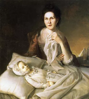 Rachel Weeping painting by Charles Willson Peale