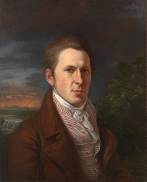 Rembrandt Peale  by Charles Willson Peale - Hand-Painted Oil Painting Reproduction