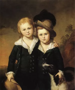 Thomas and Henry Sergeant painting by Charles Willson Peale
