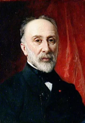 Albret Kaempfen by Charles Zacharie Landelle Oil Painting