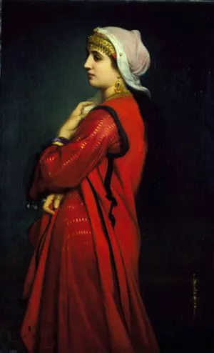 An Armenian Woman Oil painting by Charles Zacharie Landelle