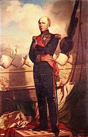 Charles Baudin, Amiral de France painting by Charles Zacharie Landelle