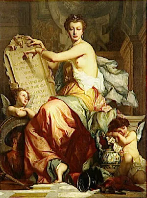 La Renaissance by Charles Zacharie Landelle - Oil Painting Reproduction