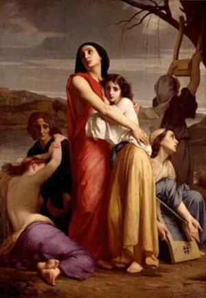 Les Femmes de Jerusalem Captives a Babylone painting by Charles Zacharie Landelle