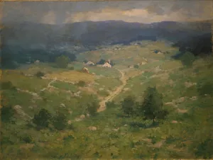 Clearing Off by Charlotte Buell Coman - Oil Painting Reproduction