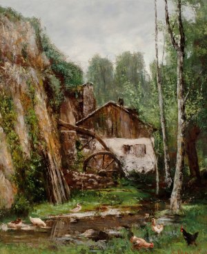 Vue de Moulin by Cherubino Pata Oil Painting