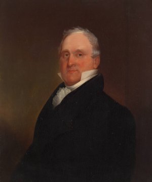 The Honorable James Lanman by Chester Harding Oil Painting