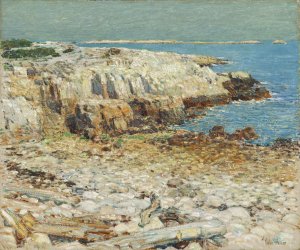 A North East Headland Oil painting by Childe Hassam