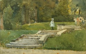 Saint-Cloud by Childe Hassam Oil Painting